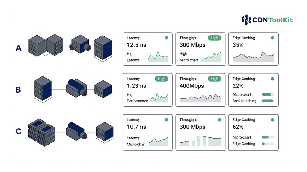 Feature comparison when choosing the best CDN for video streaming